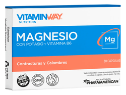 Magnesio Con Potasio Y Vitamina B6 Vitamin Way X 30 Capsulas