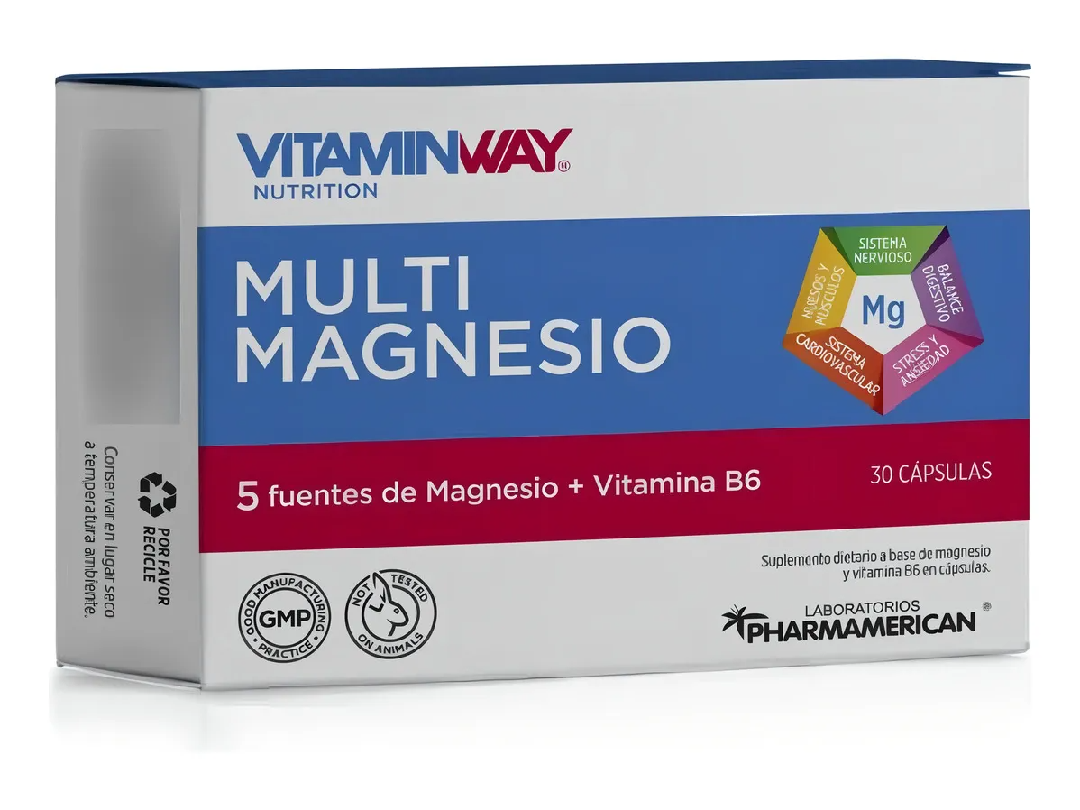 Vitamin Way Multi Magnesio Cápsulas Bisglicinato Vitamina B6