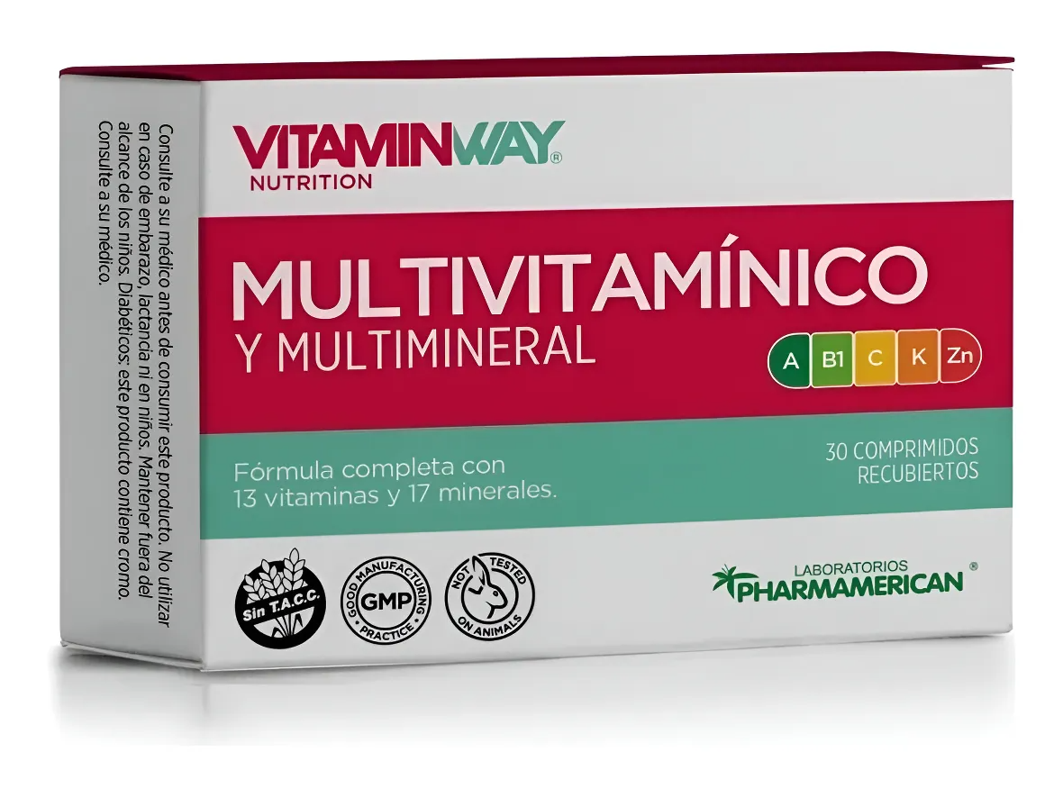Multivitaminico Y Multimineral Vitaminway Sin Sabor