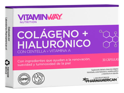 Colágeno + Hialurónico Vitamin Way Con Centella y Vit A X 30 Sin sabor