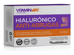 Hialuronico Anti Arrugas Vitamin Way Suplemento X 30 Capsula Sin Sabor