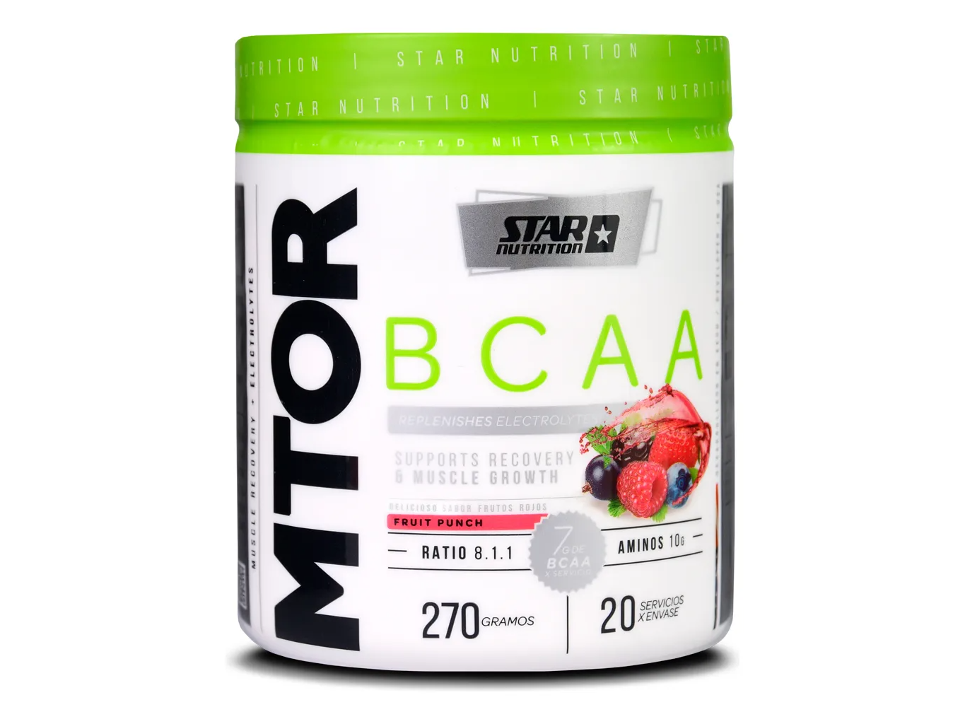 Mtor Bcaa 270 Gr Formula Mejorada Star Nutrition