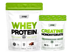 Combo Star Creatina 300gs + Whey Protein 908g Doypack Star Nutrition