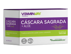 Cáscara Sagrada Aloe Laxante Vitamin Way X 60 Capsulas Cascara Sagrada