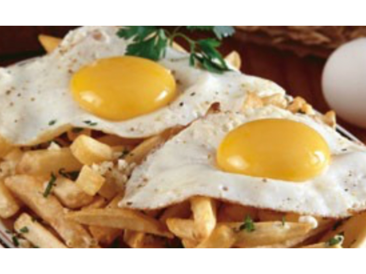 PAPAS FRITAS A CABALLO