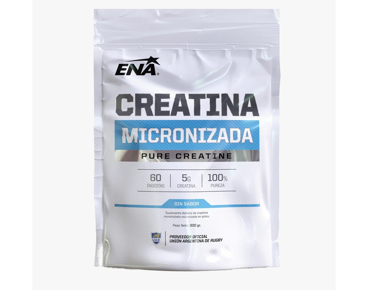 CREATINA MICRONIZADA SIN SABOR 300GR ENASPORT