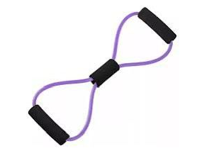 Banda de tubo de latex en ocho imp.