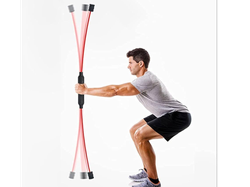 Flex bar - barra flexible vibradora con agarre de goma.
