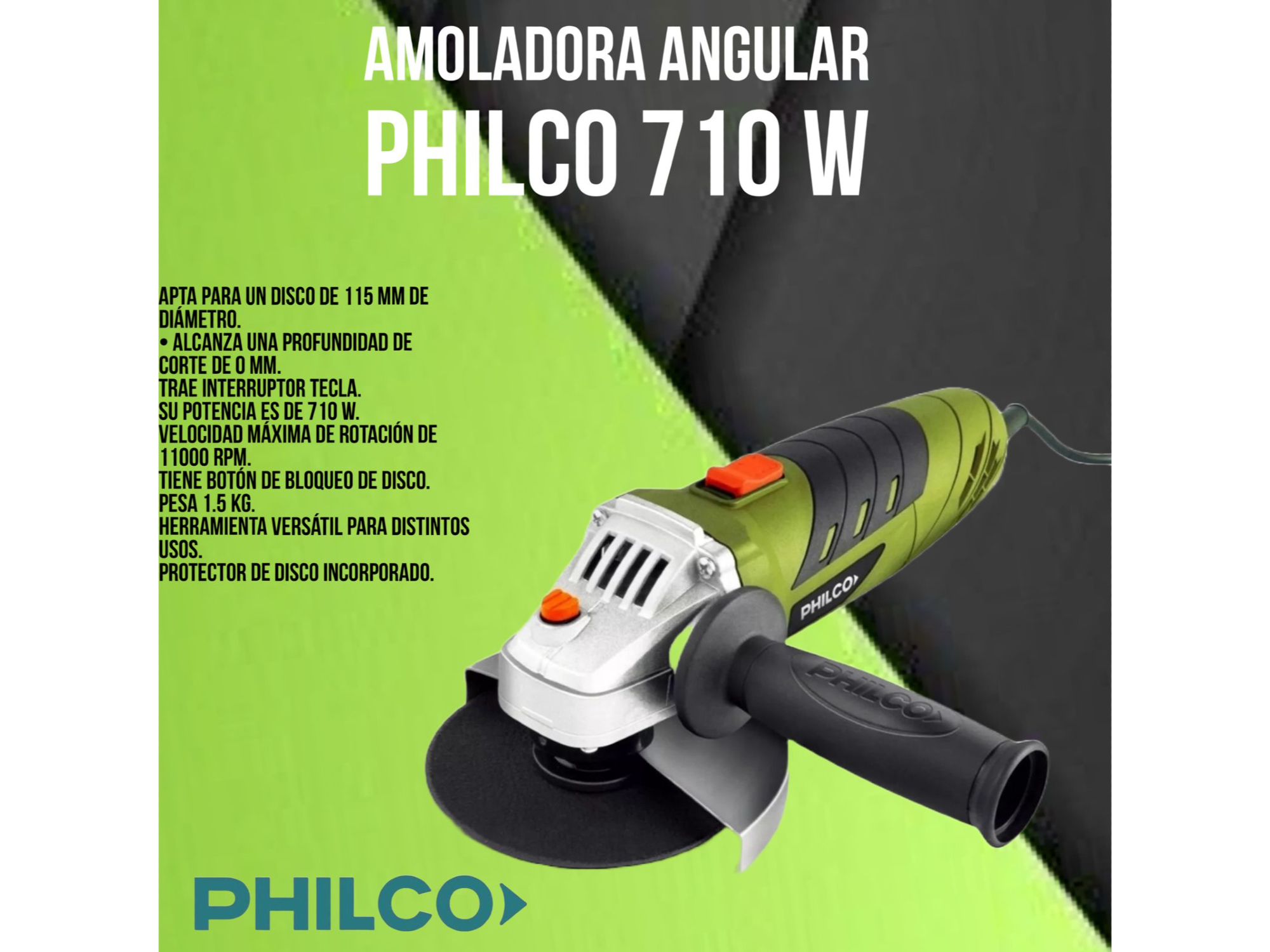 Amoladora philco