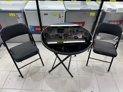 Mesa y sillas jardin