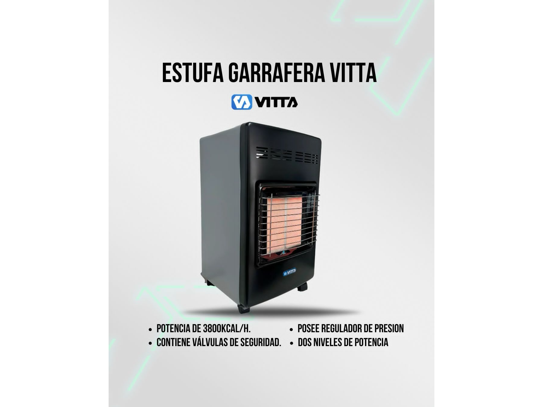Estufa garrafera vitta