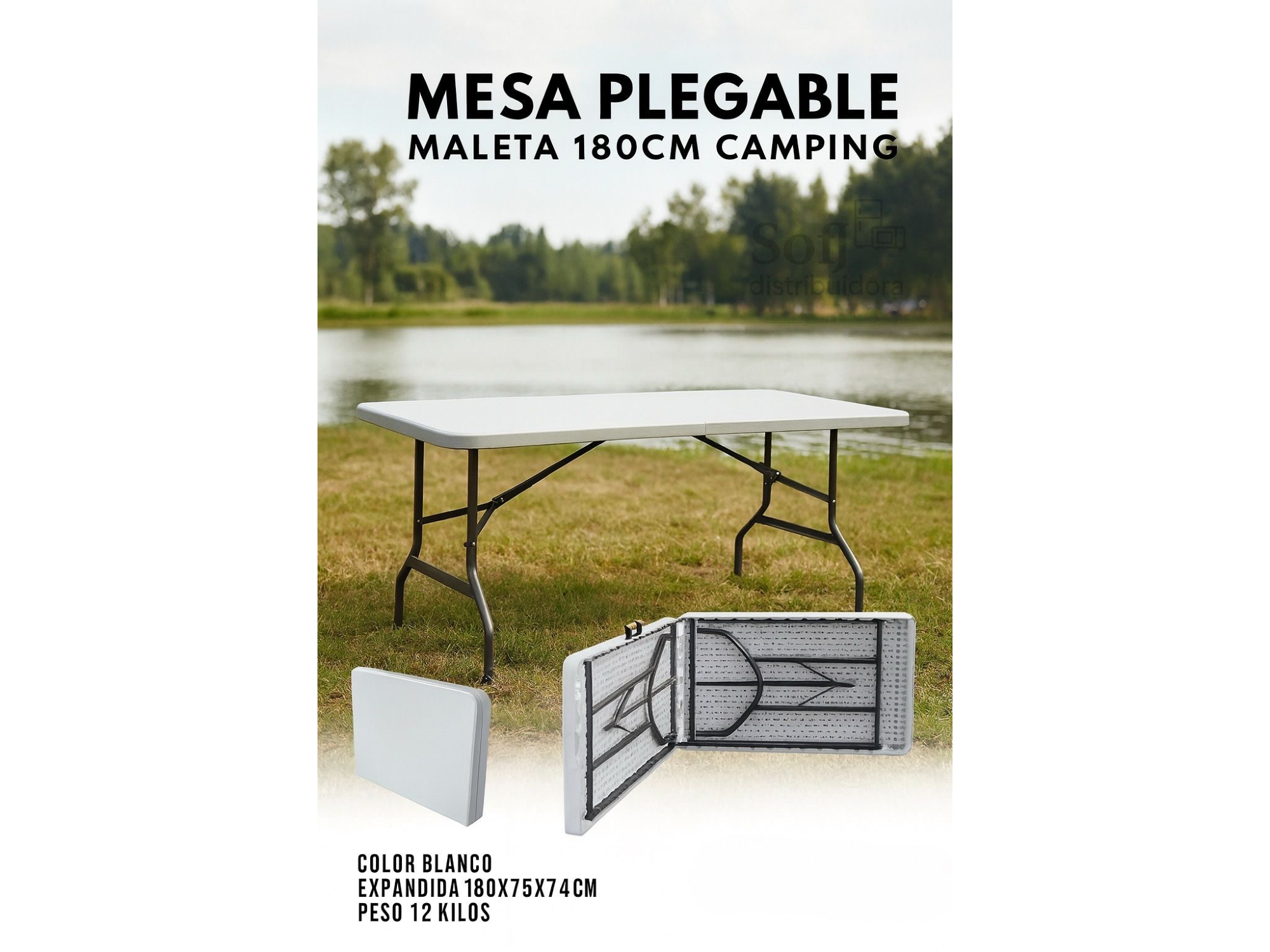 Mesa plegable jardin