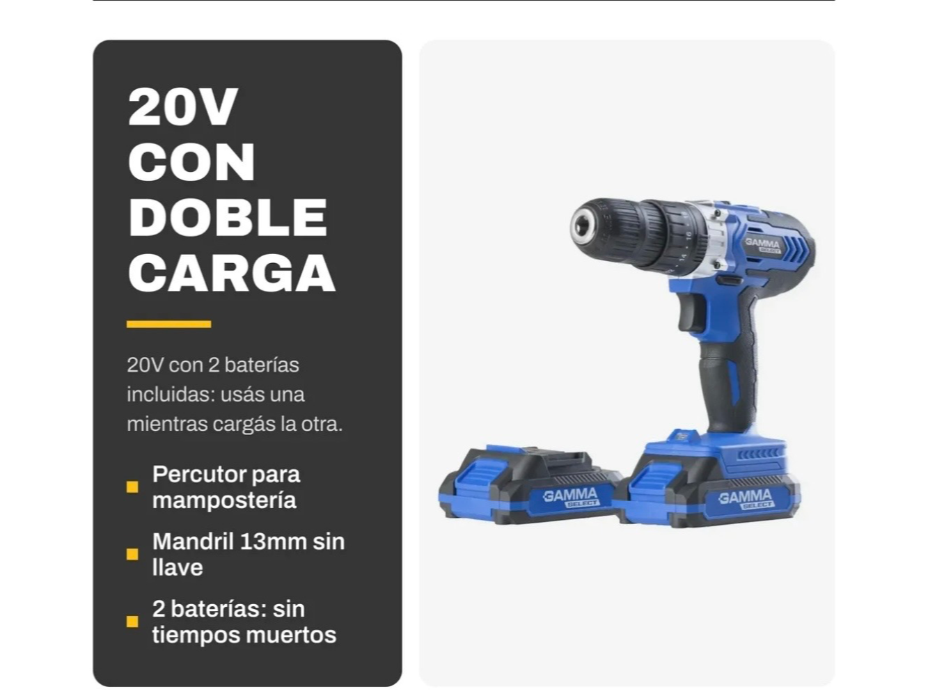 Atornillador Gamma maletín
