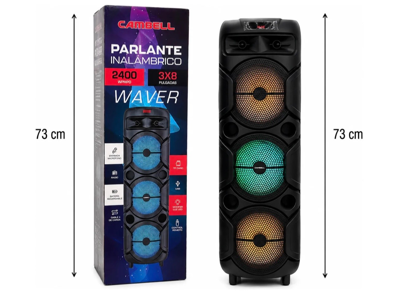 Parlante 3x8