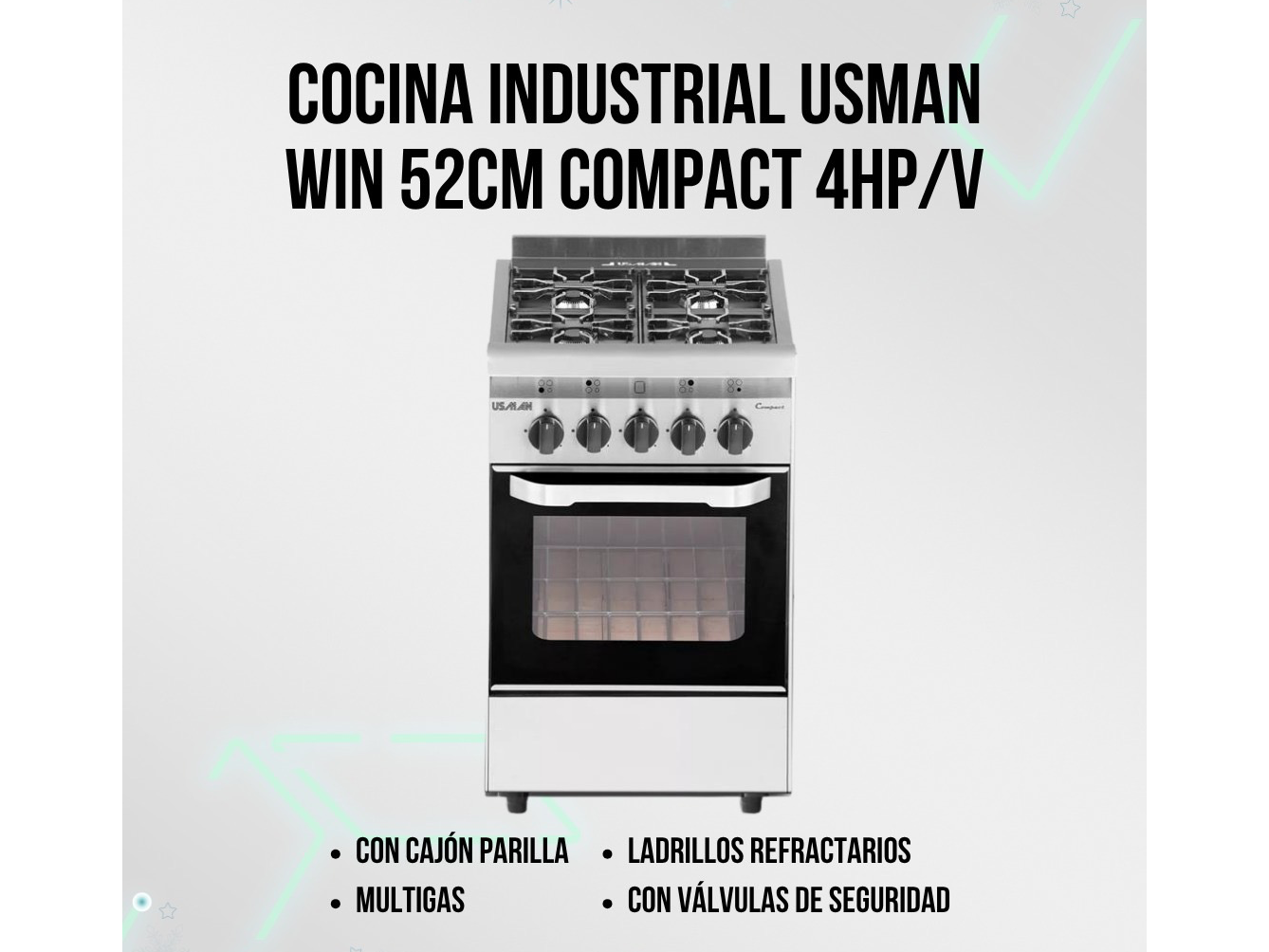 Cocina industrial compac