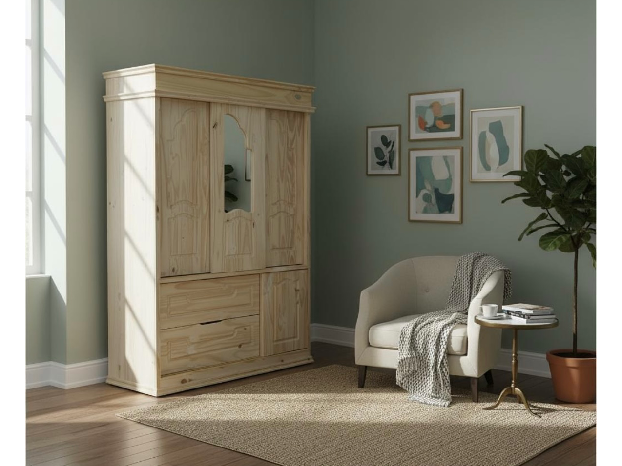 Ropero corredizo de 1.20