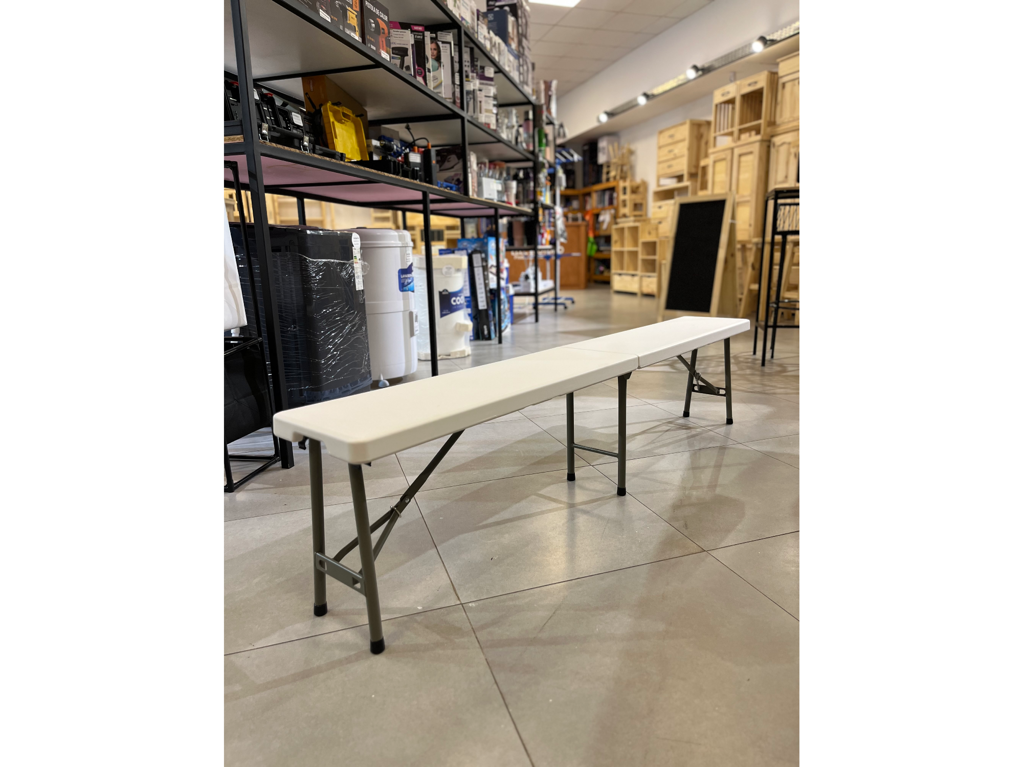 Banco plegable jardín