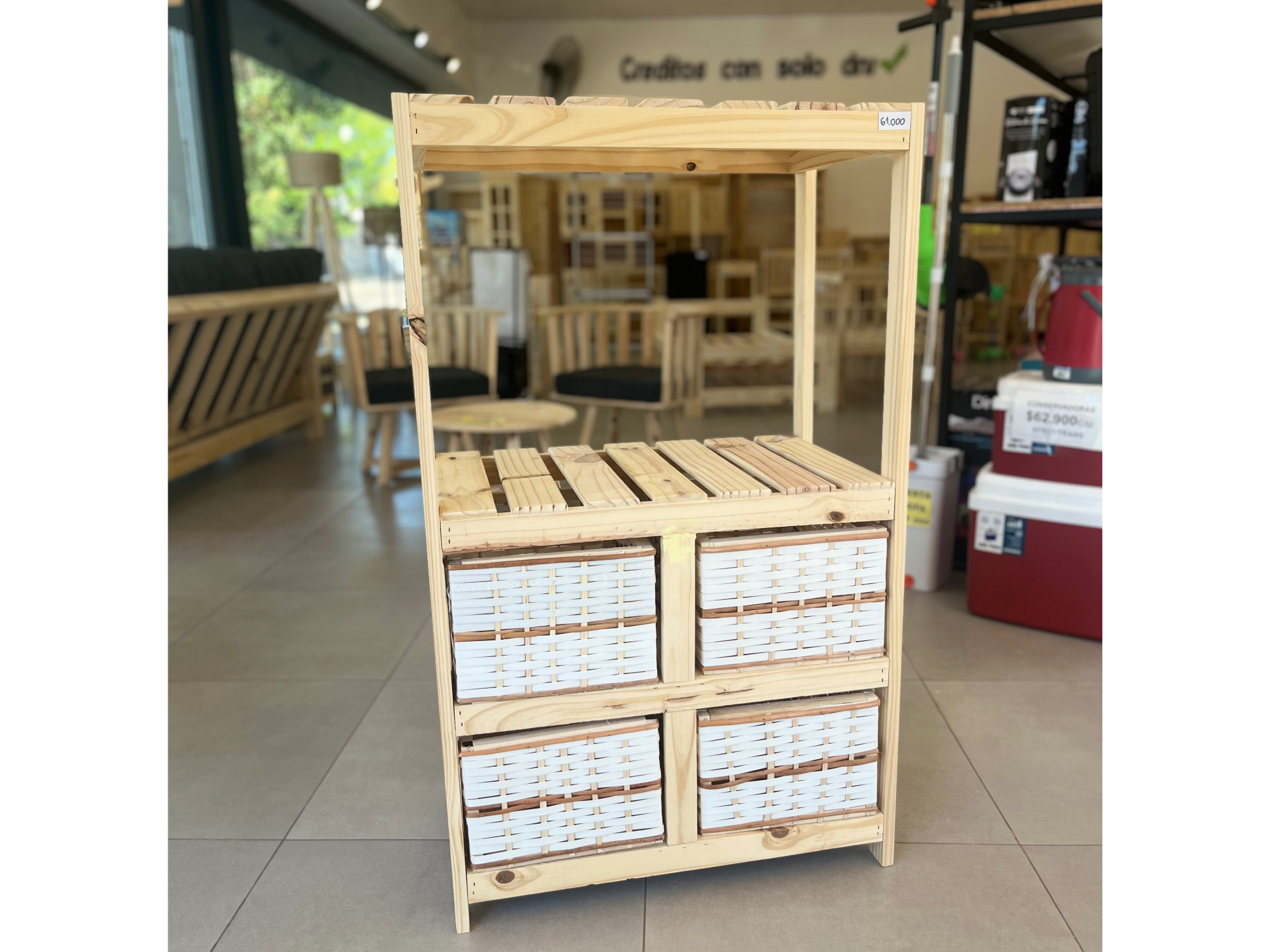 Porta microondas c/ canastos