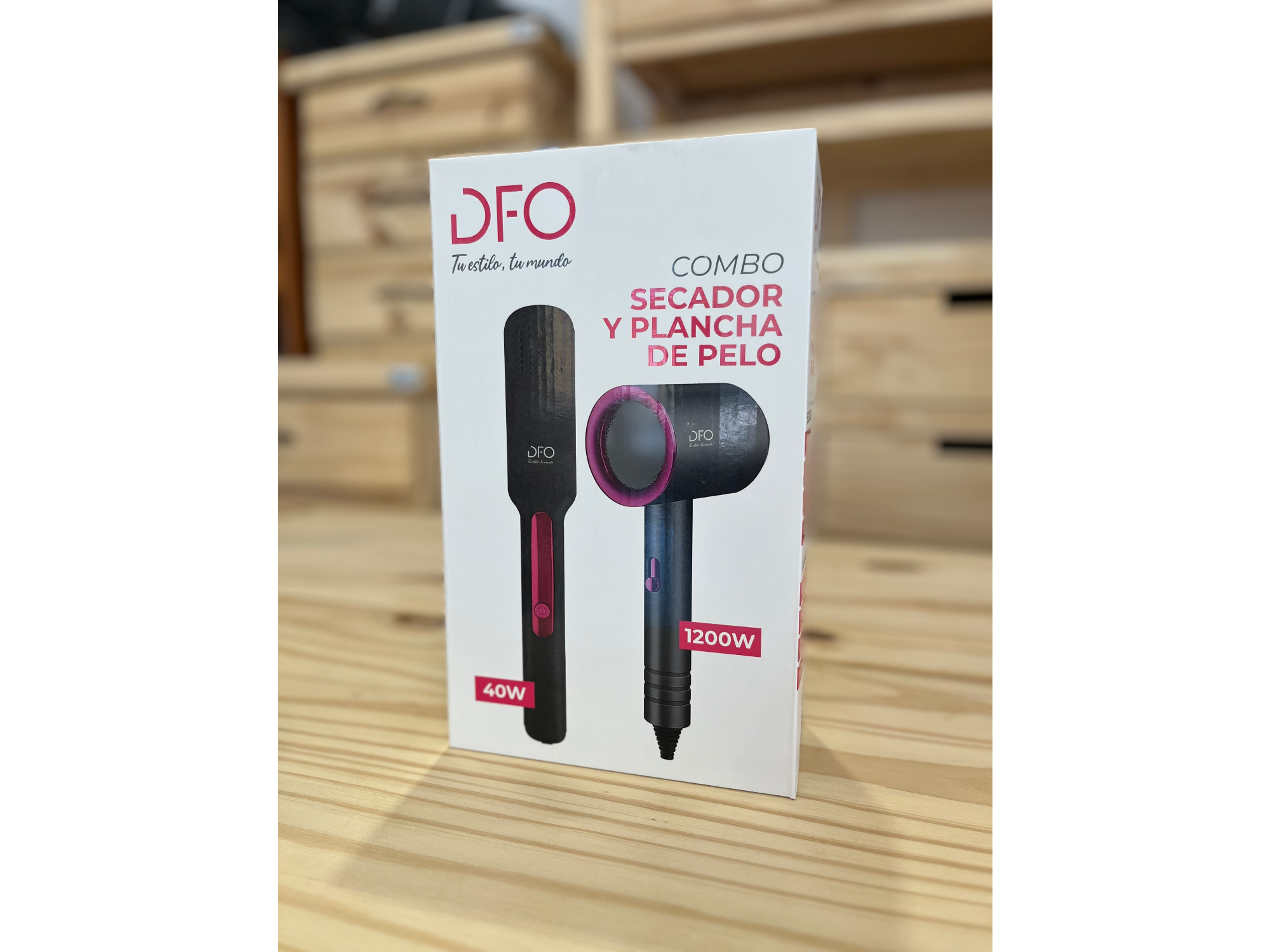 Secador y planchita dinax