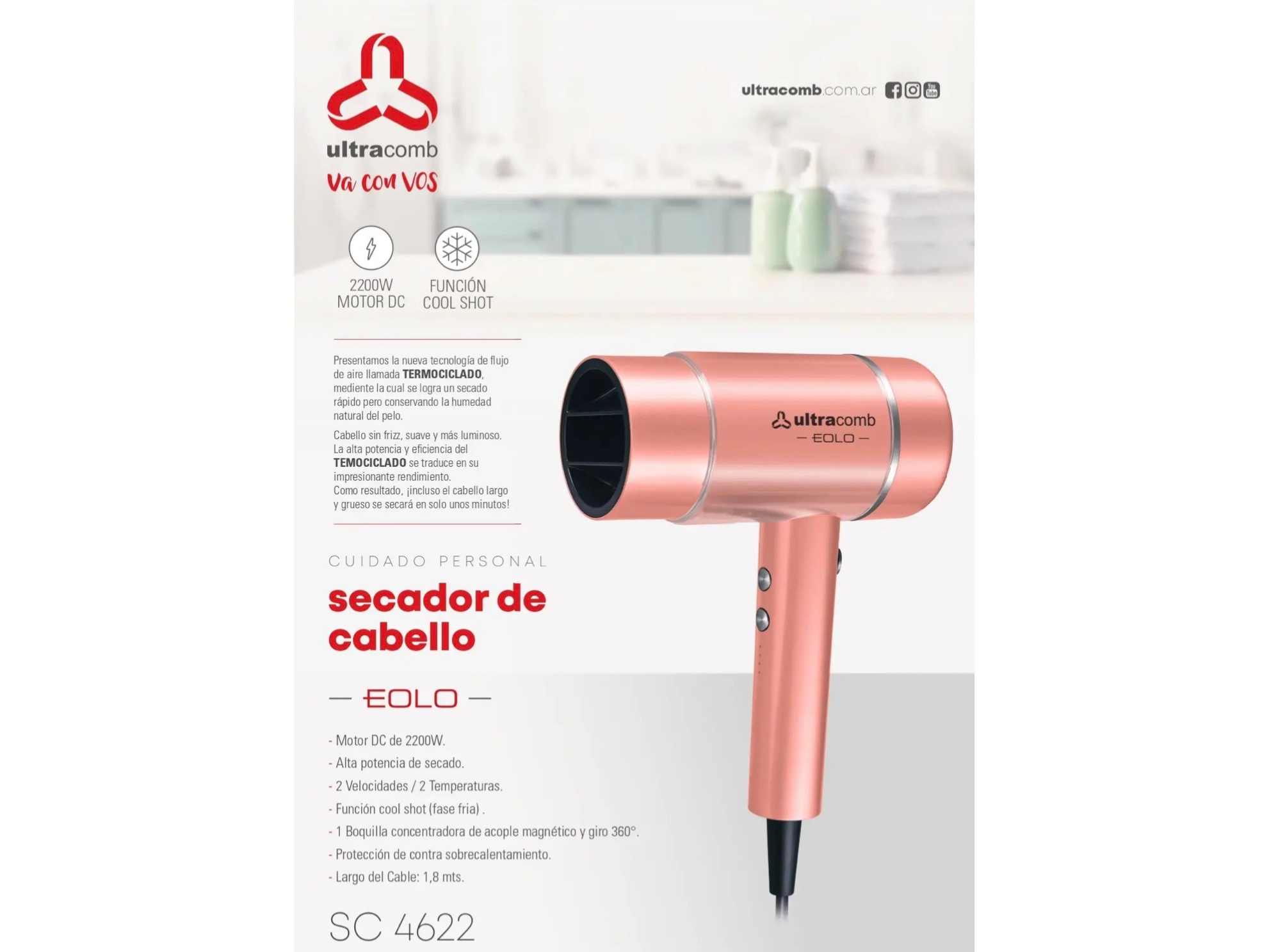 Secador ultracomb