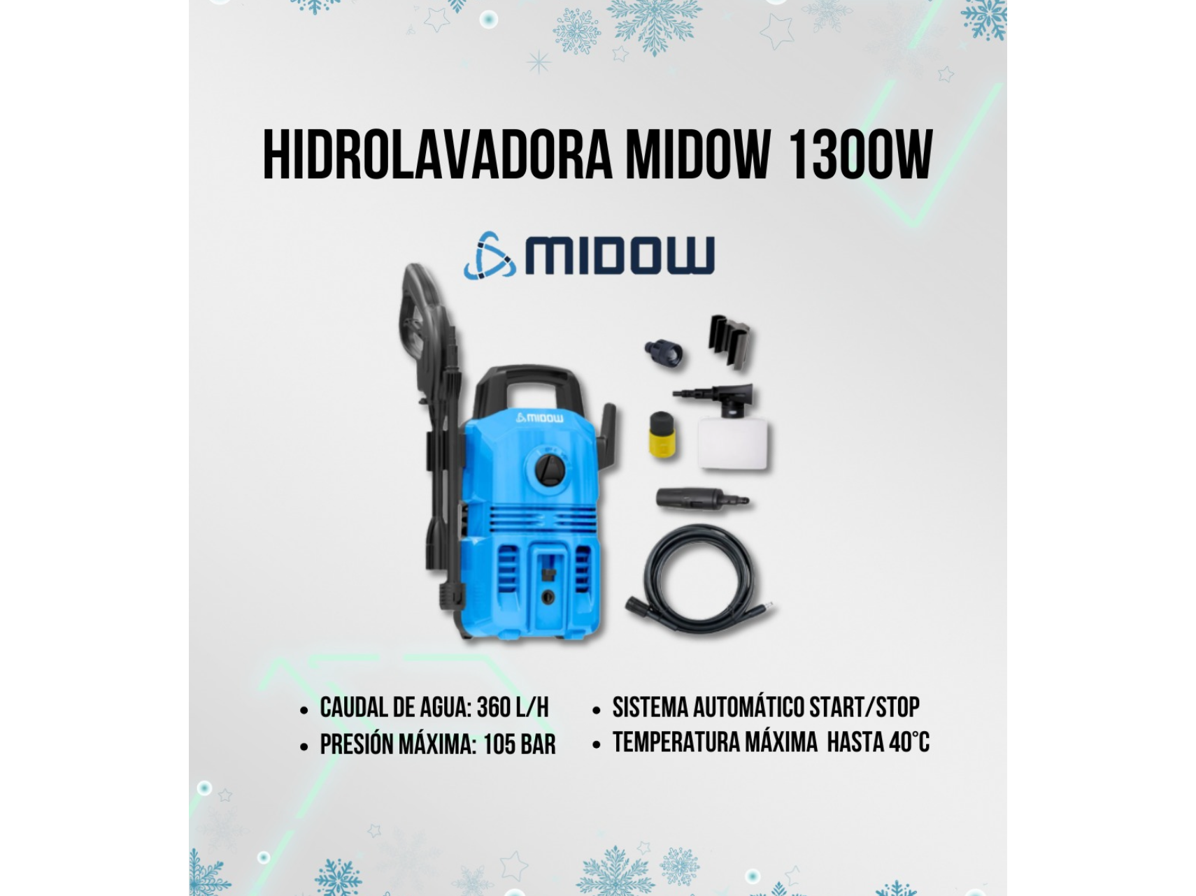 Hidrolavadora  105bar