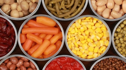 VEGETALES EN LATADOS