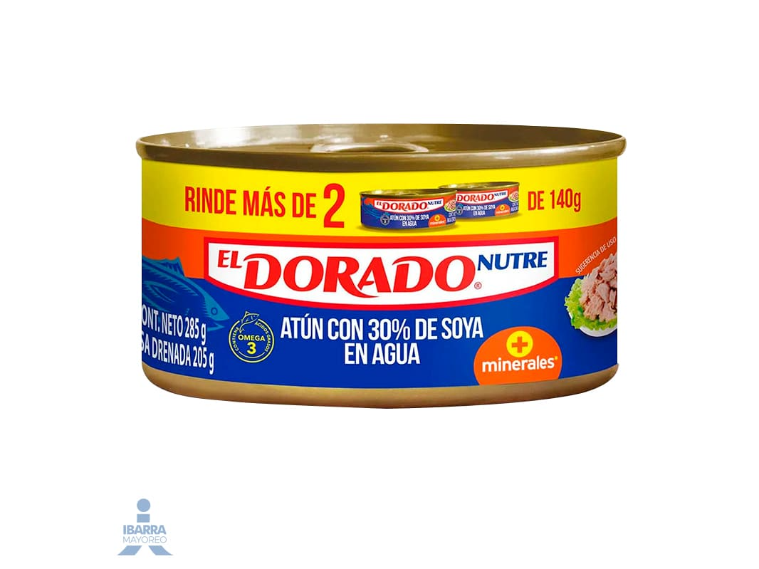 Atun en agua el dorado 285gr