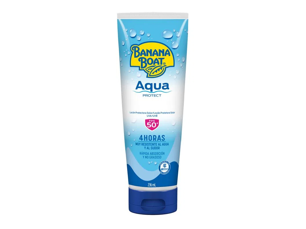 Bloqueador banana boat aqua protect 236ml