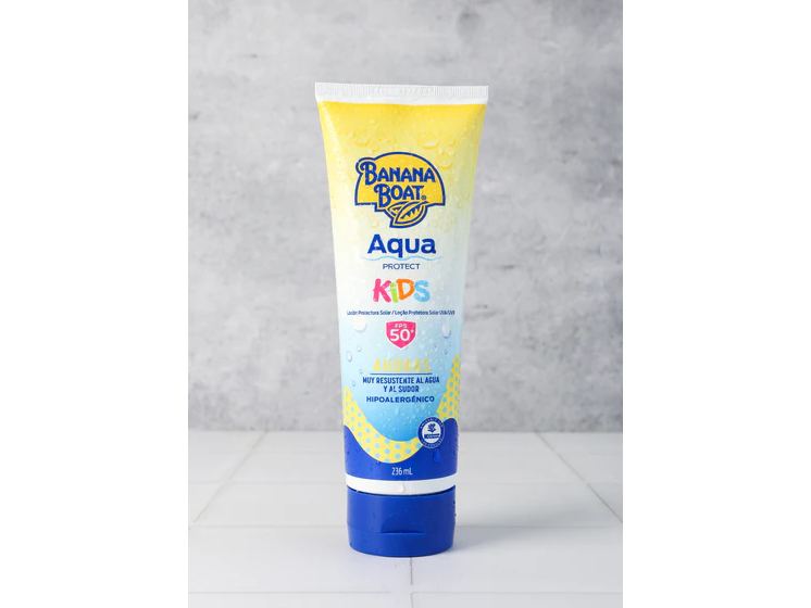 Bloqueador banana boat kids aqua 236ml