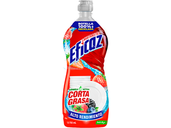 detergente eficaz frutos rojos 750ml