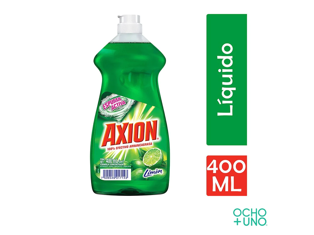 Detergente Axion Limon Liquido 400ml