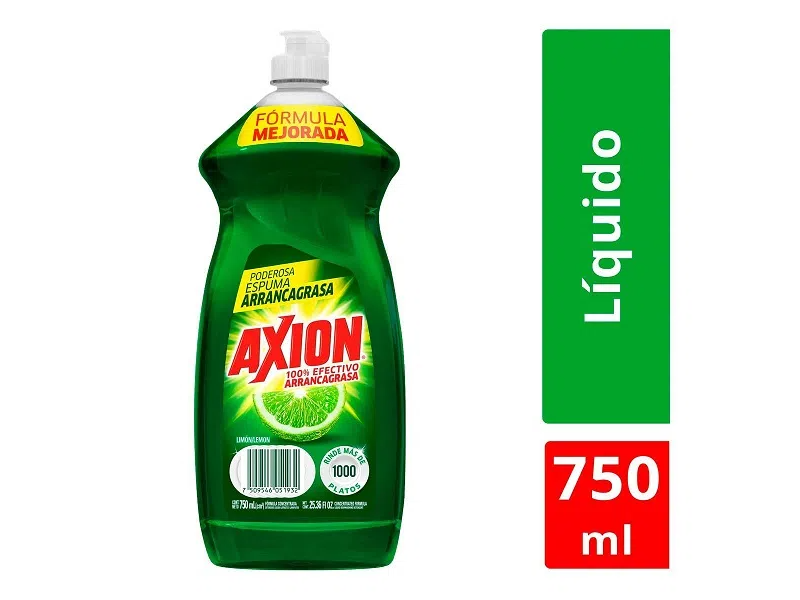 Detergente Axion Limon Liquido 750ml