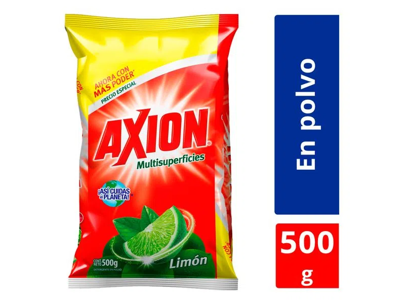 Detergente Axion Limon 500gr