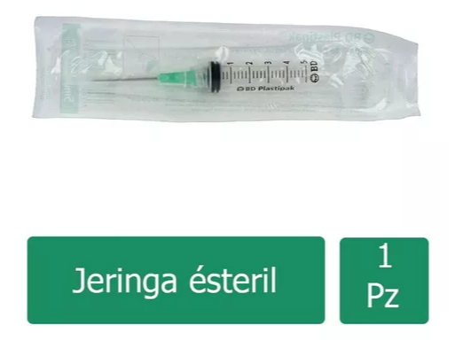 Jeringa Plastipack Verde 5ml 21X32