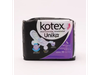toalla sanitaria kotex u by nocturna con alas 10 pz