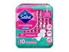 toalla sanitaria saba invisible con alas 10pz