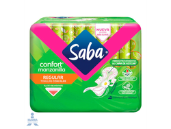 toalla sanitaria saba confort manzanilla reg. c/alas