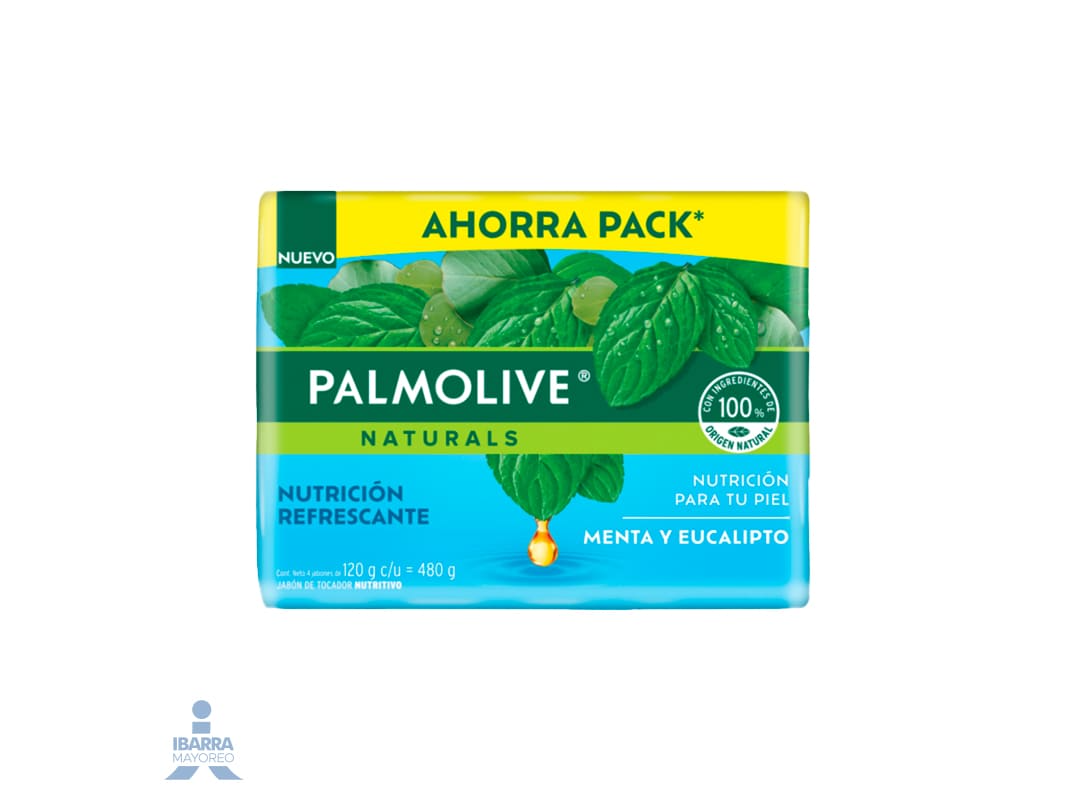 jabon toc. Palmolive naturals menta y eucalipto 120gr