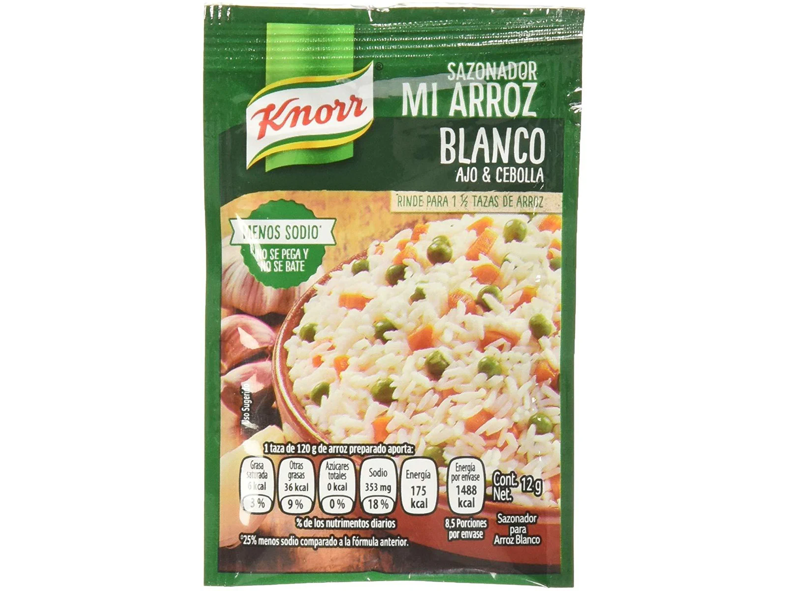 Knorr Sazonador Mi Arroz Blanco 10/12