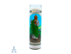 veladora brilux parafina san judas tadeo 105b