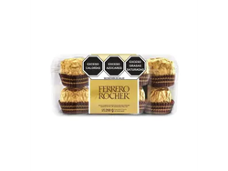 Chocolate Ferrero Rocher Relleno con Avellana con 16 pzas