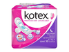 toalla sanitaria kotex nocturna con alas 10 pz