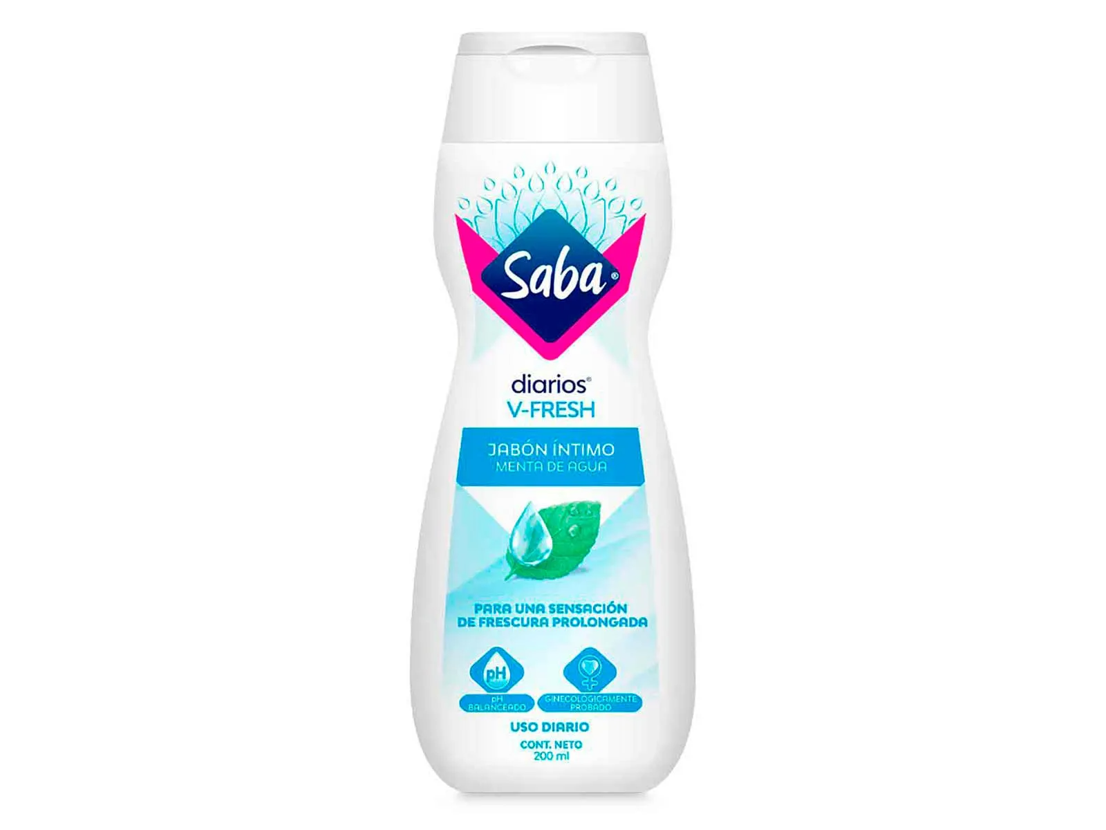 jabon liq saba intimo v-fresh 200ml