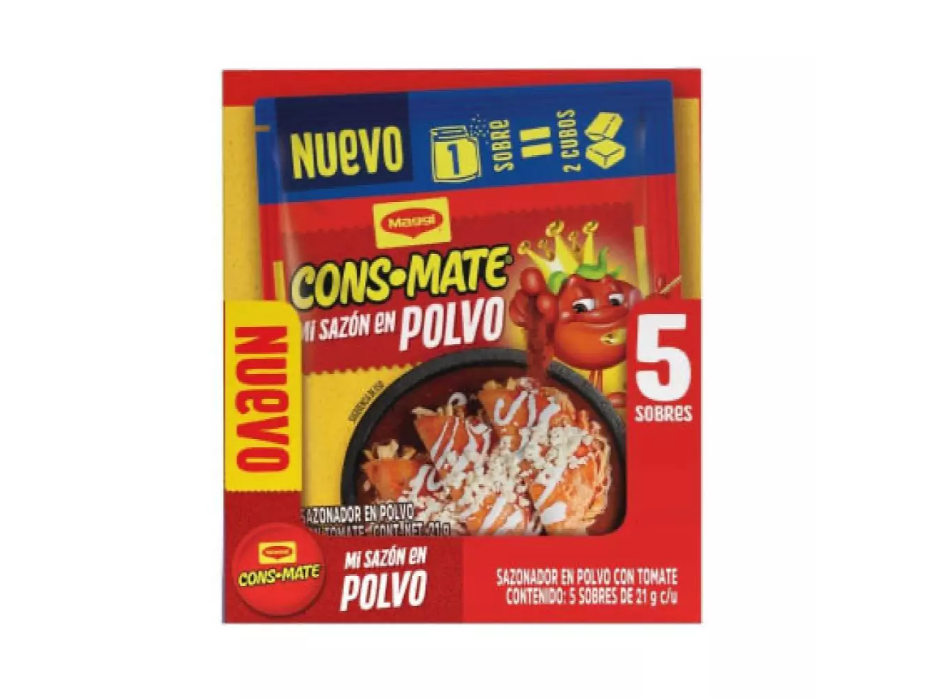 consomate polvo sobres 21gr