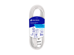 Extension Elastica Domestica 2m Blanca Volteck