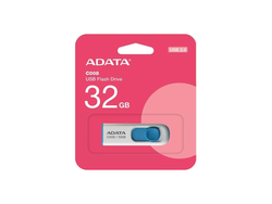 Memoria USB de 32 GB C008 Blanco con Azul Adata