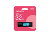 Memoria USB de 32 GB UV220 Negro con Azul Adata