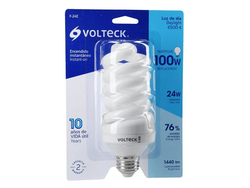 Foco ahorrador espiral (volteck) 100w