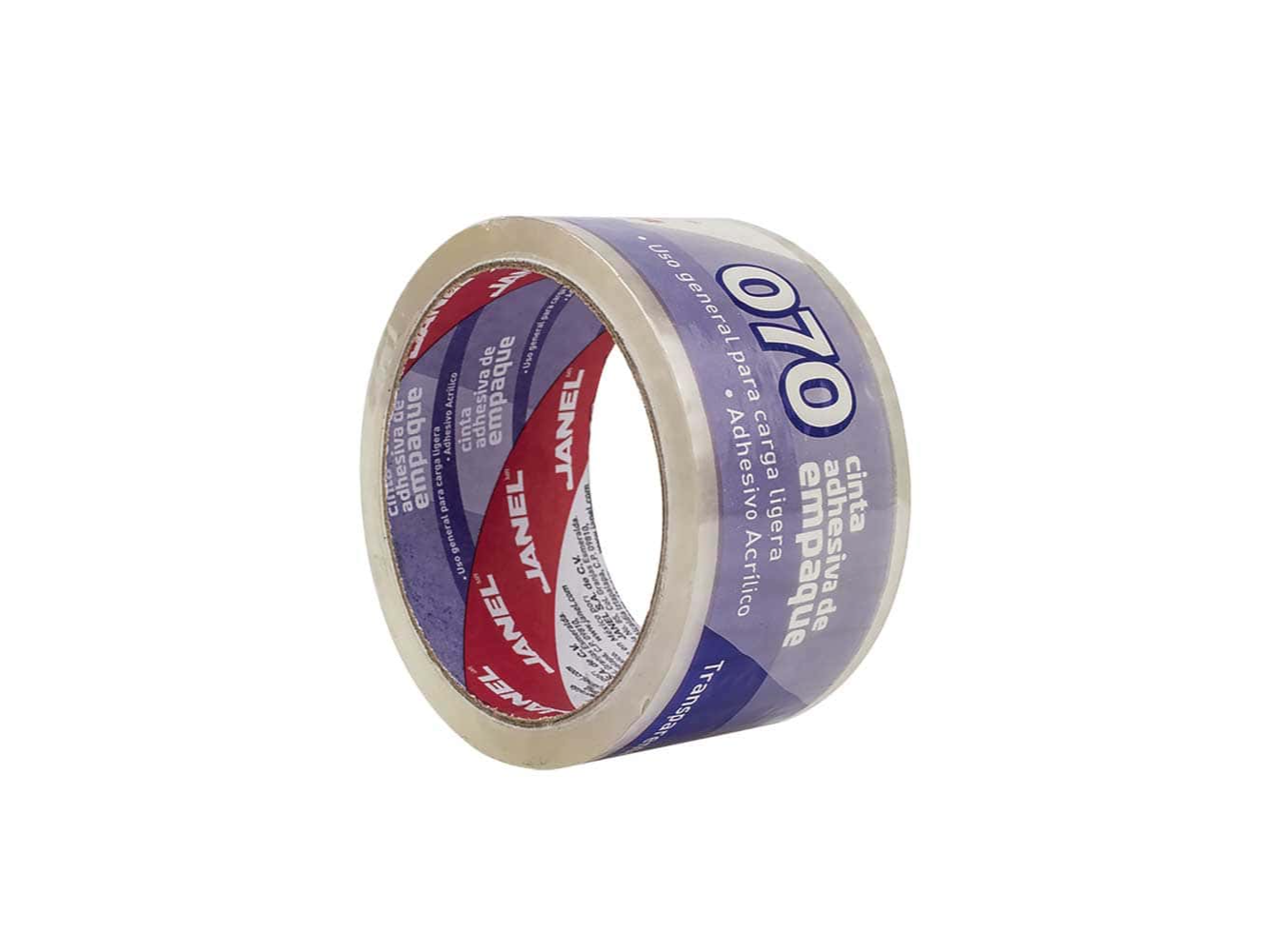 Cinta Adhesiva Transparente para Empaque de .48 x 50 m Janel (00160369)