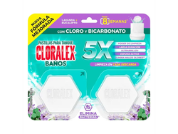 pastilla sanitaria cloralex baños lavanda euclipto 40g
